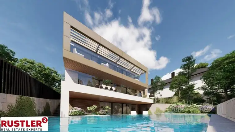 Provisionsfrei für den Käufer! 
Moderne Villa mit Edelstahl-Pool und maßgefertigter Küche
