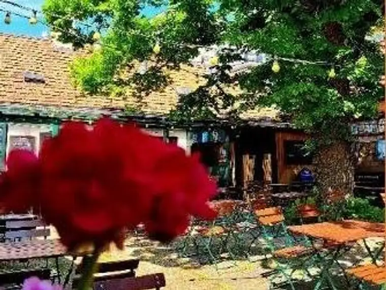 Gut etabliertes Bierlokal mit romantischen Gastgarten