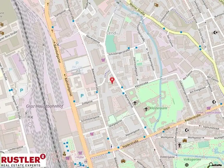 Lend: Gemütliche 1-Zimmerwohnung Nähe Hauptbahnhof! PROVISIONSFREI!