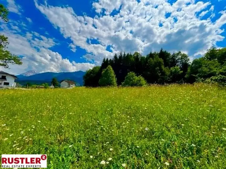 Sonnige Bauparzelle in Finkenstein564 m² in leichter Hanglage 