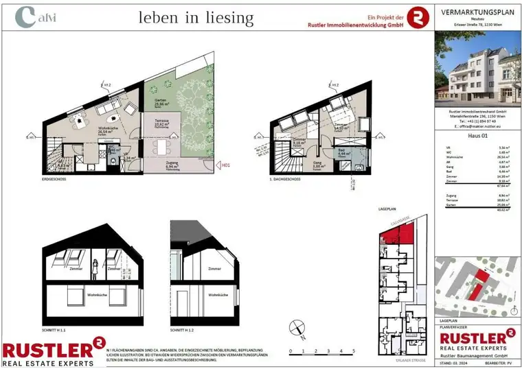 CALVI | Townhouse mit Garten &amp; Terrasse mit optimaler Anbindung | Fertigstellung 2025