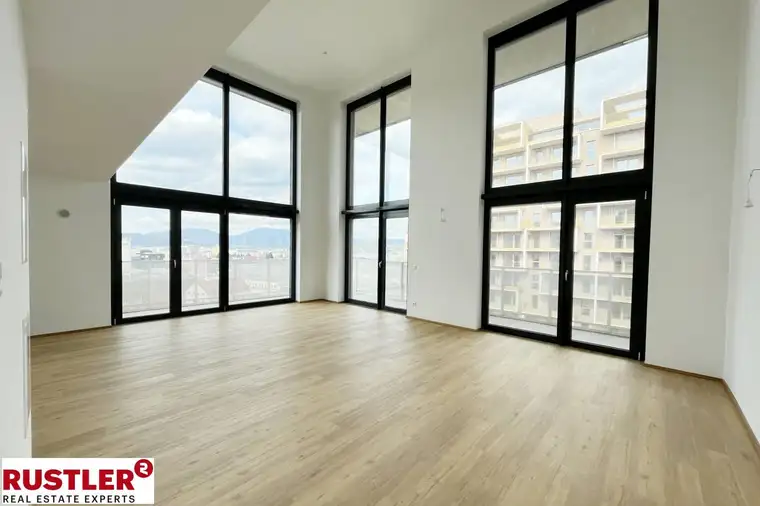Exklusive Bürofläche im 11. und 12. Stockwerk mit Balkon und Galerie – Unesco Esplanade 8, Graz