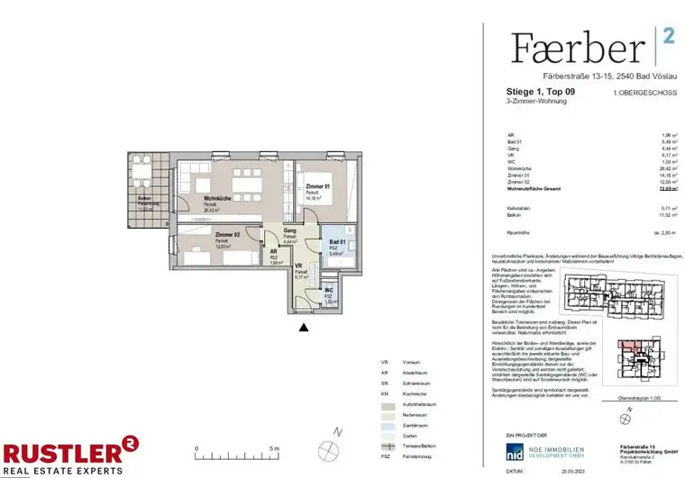 Modernes Apartment mit großzügigem Balkon
Ab nun sind Besichtigungen möglich!