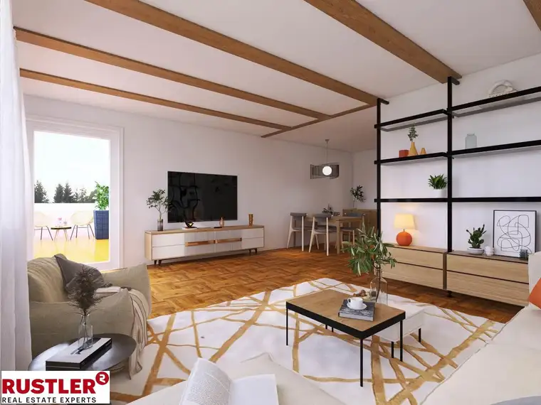 TOLLE AUSSICHT(EN)!
3-ZIMMER-WOHNUNG MIT VIEL POTENZIAL ZUM FAIREN PREIS 