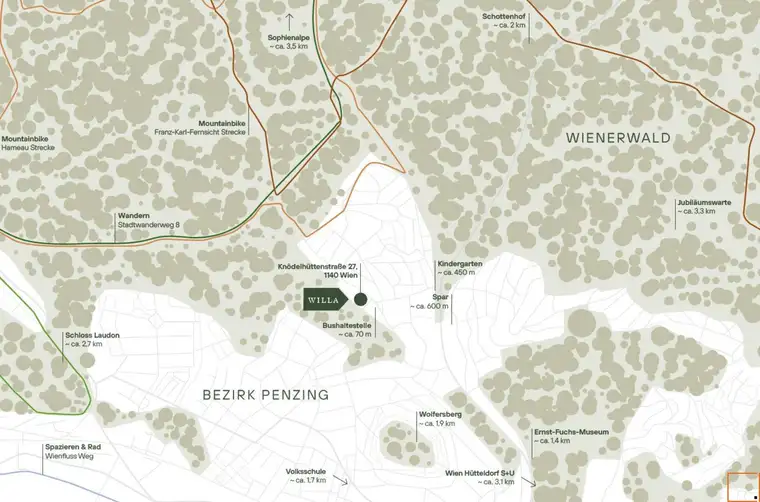 WanderWilla: Gartenwohnung am Wienerwald