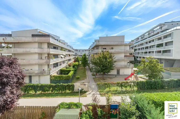 Helle, gemütliche 2-Zimmerwohnung mit Grünblick in Ruhelage