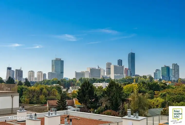 ☀️ Traumhafte 3-Zimmer-Dachgeschosswohnung mit Skyline-Blick zur Miete ☀️