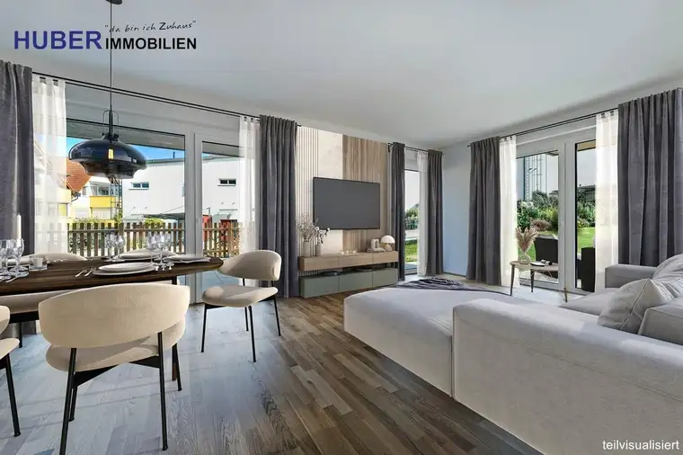 EXKLUSIVES LEBEN | OFFENE WHG MIT 140m² GARTEN | SOFORT BEZIEHEN | GROSSE TERRASSE | INKL. TIEFGARAGE | SPITZENWOHNLAGE