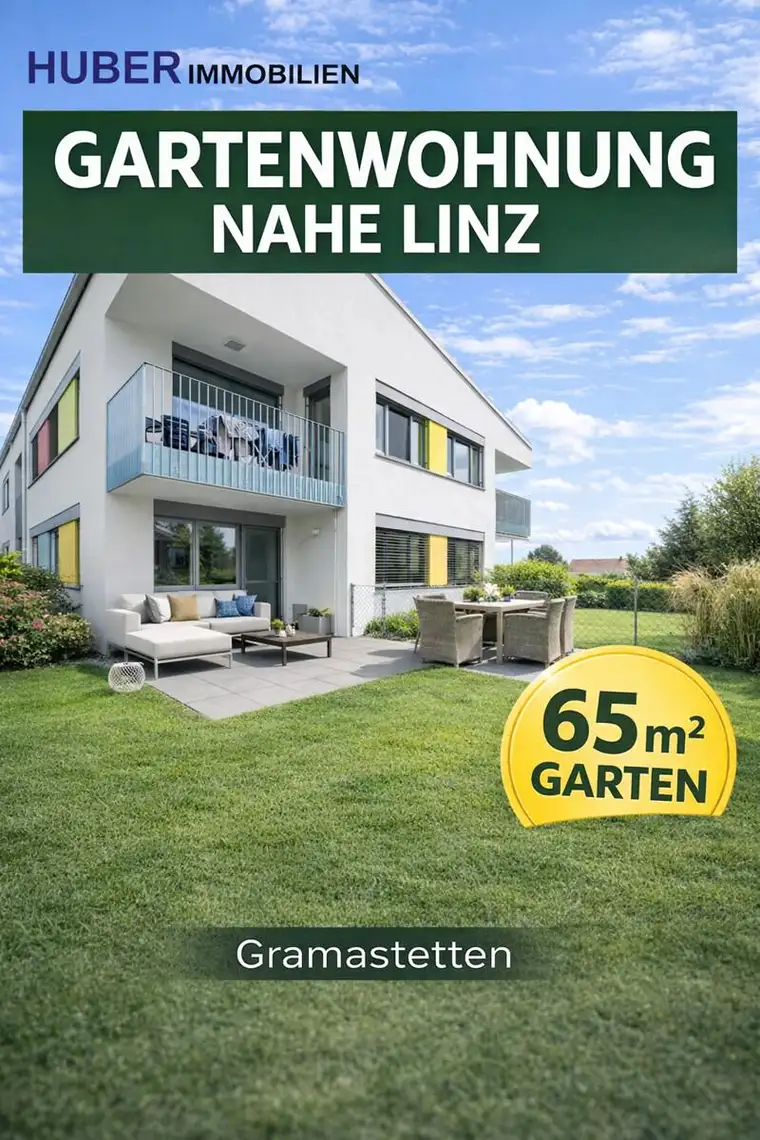 RAUS AUS DEM STADTTRUBEL | REIN INS WOHNGEFÜHL – GARTENWOHNUNG NAHE LINZ | NEUWERTIG | HOCHWERTIG | BARRIEREFREI | WOHNJUWEL IN GRAMASTETTEN