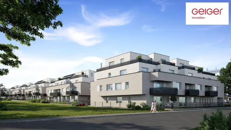 BEZUGSFERTIG: Sonnige 4-Zimmer-Wohnung mit großer Terrasse und Klimaanlage - Top 1.16