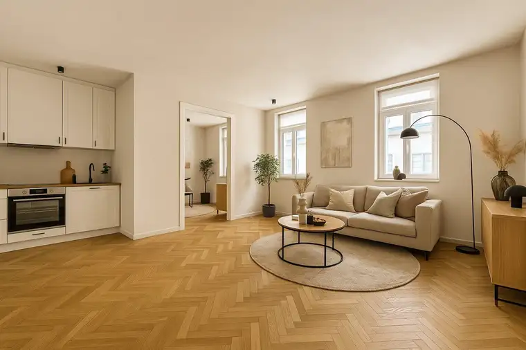 BALKONHIT - Erstbezug nach Generalsanierung - 3 Zimmer - ca. 63m² gew. NFL - Fußbodenheizung - 1. Liftstock - Stilvolle Ausstattung