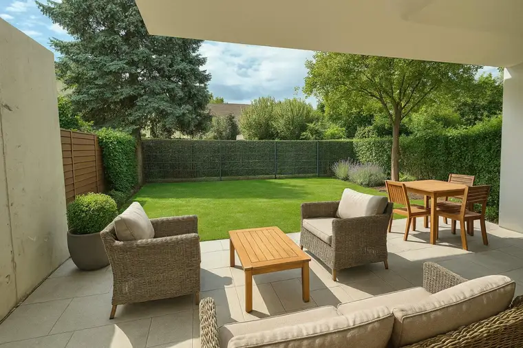 Gartenjuwel im Erstbezug – 2-Zimmer-Wohnung mit Terrasse in Ruhelage