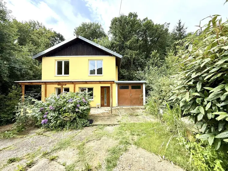 KLEINGARTENHAUS - Absolute Grünruhelage - ca. 700m² Eigengrund - 3 Zimmer - ca. 120m² NFL - GARAGE - Keller