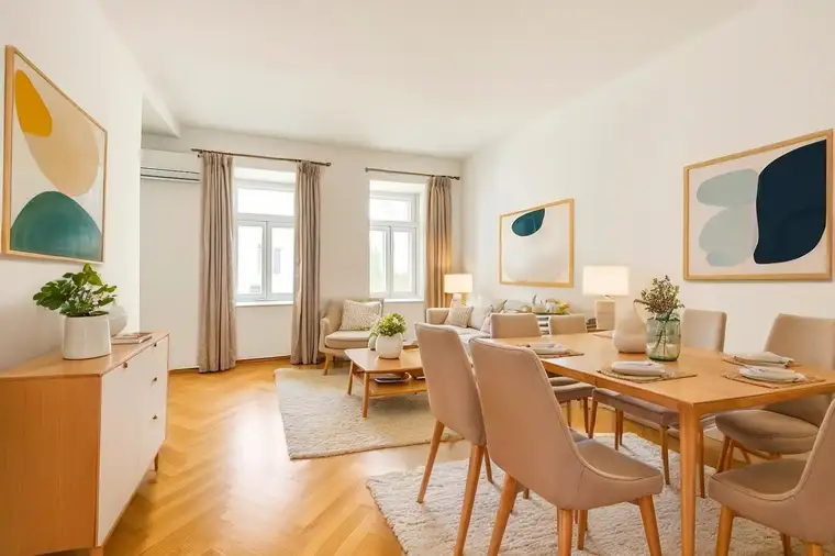 ALTBAUPERLE - 2019 Saniert - 2 Zimmer - ca. 56m² WFL - Lift - KLIMA - Hochwertige Einbauküche - Ruhelage