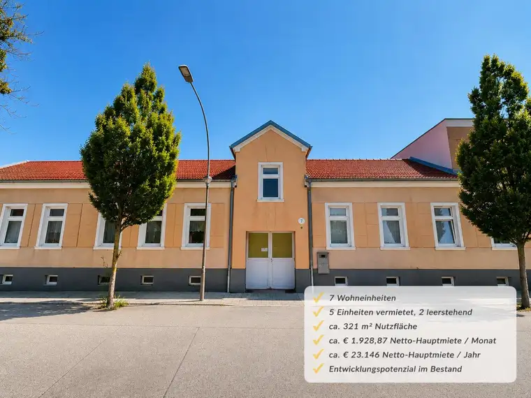 ZINSHAUS in BADEN | 7 Einheiten | 5 vermietet | ca. € 23.146 Netto-Hauptmiete p.a. | ENTWICKLUNGSPOTENZIAL