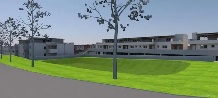 Wohnung in Neudörfl, Fabriksgelände