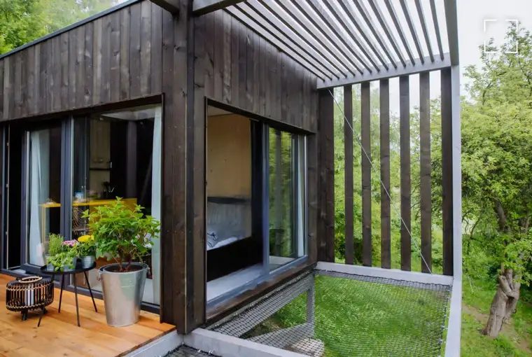 Platz für 2 TINY-Häuser ******* UNVERBAUBARER FERNBLICK &amp; RUHELAGE +++++++ Wunderschöne und LETZTE Parzelle +++++++ Kleingarten-Baurecht +++++ airbnb-Eignung +++++ Wertanlage, Einkommen