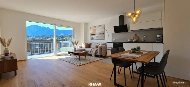 ERSTBEZUG - Exklusive 3-Zi-Neubauwohnung mit Sonnenbalkon in Mondsee-Tiefgraben