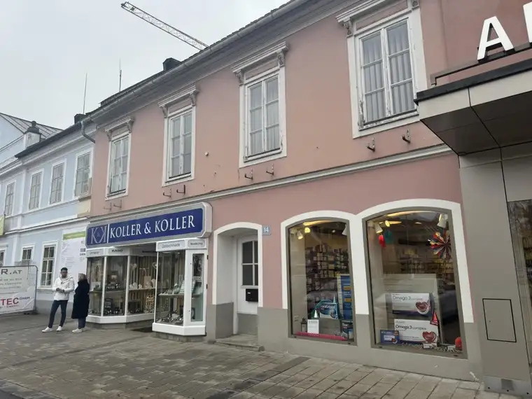 Attraktive Gewerbefläche direkt am Hauptplatz von Feldbach