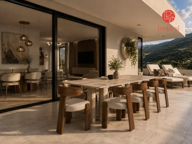 Penthouse in Haiming - Lichtdurchflutet und grenzenlos - wo Innen und Außen verschmelzen
