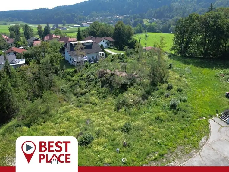 Baugrund für Naturliebhaber und Individualisten: erhaben, sonnig - 12 min zum Wörthersee