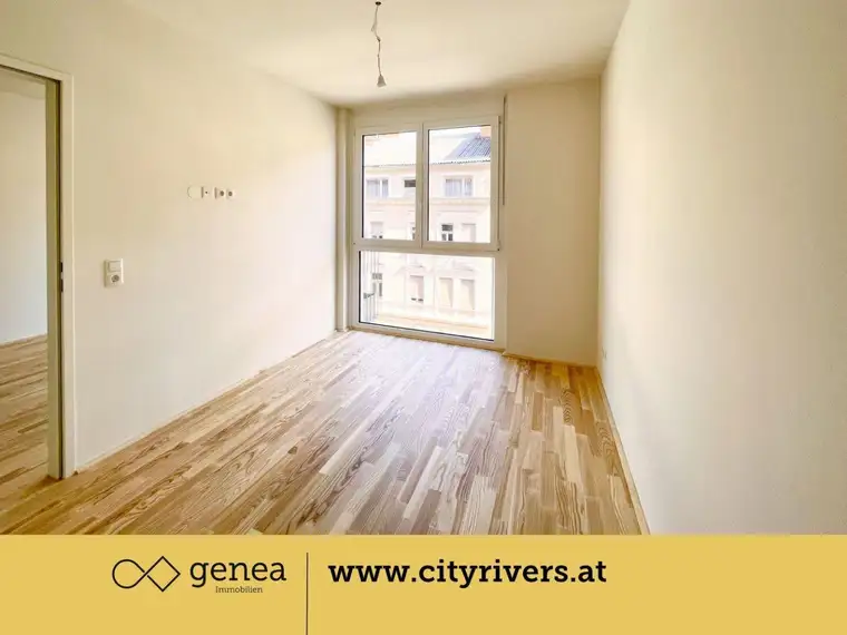 CITY RIVERS | Balkonwohnung mit begrüntem Innenhof | Neubau