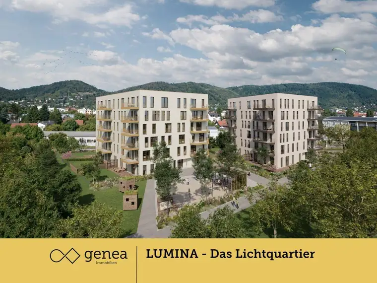 Urban leben mit viel Grün – Reininghaus erleben | LUMINA | Erstbezug