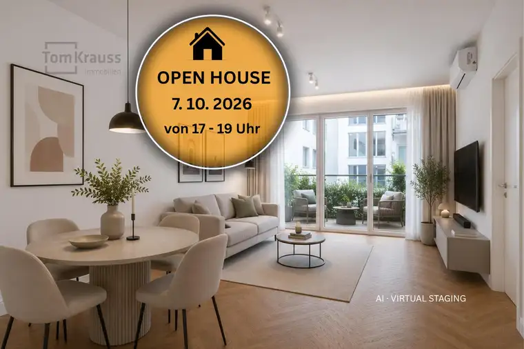 GOLDENER PFAU | KLIMATISIERTE RUHIGE 3-ZIMMER-WOHNUNG MIT BALKON &amp; LOGGIA IM KARMELITERVIERTEL