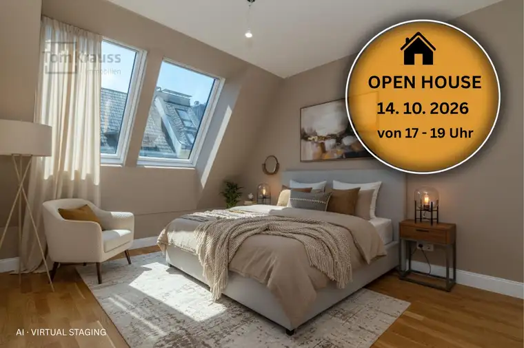 GOLDENER ALBATROSS | LICHT, TERRASSE UND MODERNER KOMFORT – 3-ZIMMER-WOHNUNG IM 1. DACHGESCHOSS