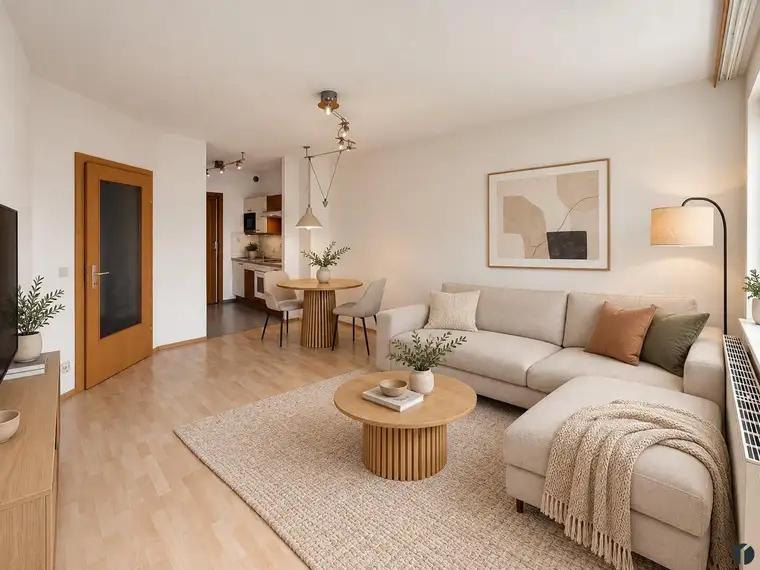 2-Zimmer Eigentumswohnung mit überdachtem Balkon