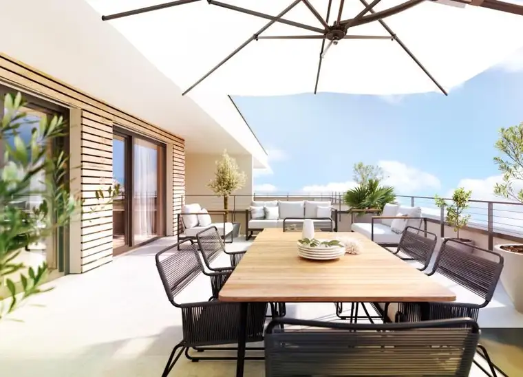 Erholung pur: 3-Zimmer Terrassenwohnung - provisionsfreier Erstbezug 
