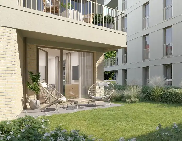 großzügige 3-Zimmer Wohnung mit Garten im Herz-Jesu Viertel 