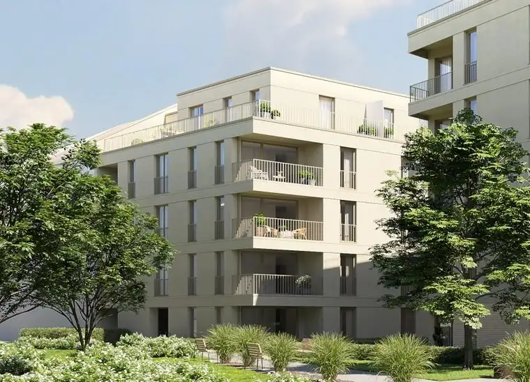 moderne 4-Zimmer Neubauwohnung mit Balkon im Herz-Jesu Viertel - Erstbezug 