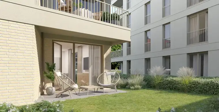 moderne 4-Zimmer Neubauwohnung mit Balkon im Herz-Jesu Viertel - Erstbezug 
