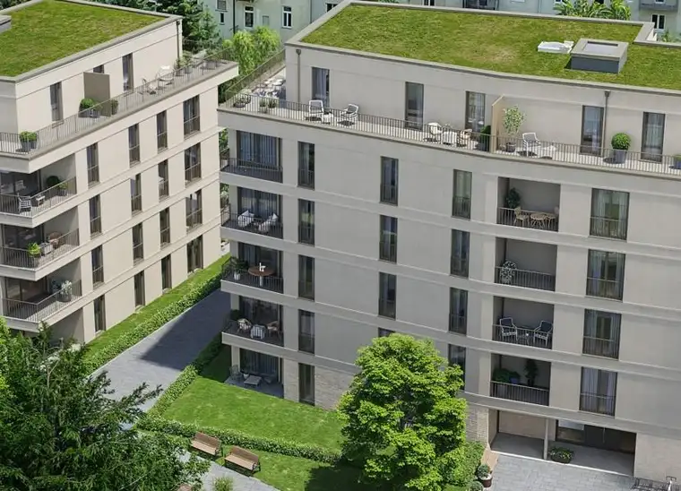 moderne 2-Zimmer Wohnung mit Balkon im zentralen Bezirk St. Leonhard 