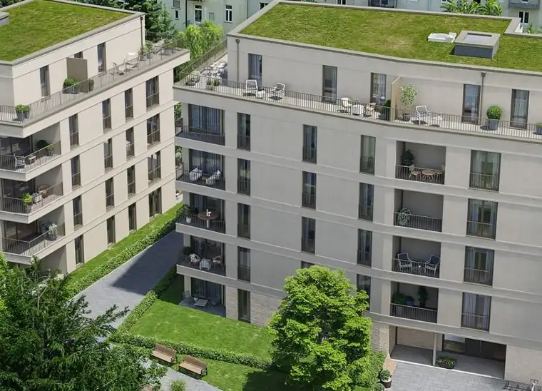 im Herzen von Graz: moderne 2-Zimmer Gartenwohnung - Erstbezug 