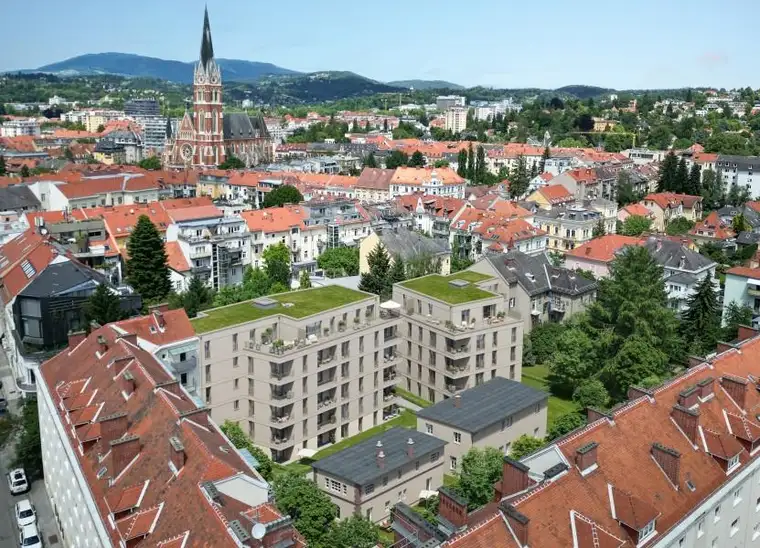 Neubau im Herz-Jesu Viertel: moderne Garconniere 