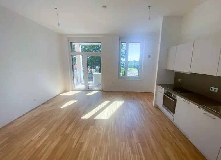 Garconniere mit Balkon in modernem Neubau in den Reininghausgründen 