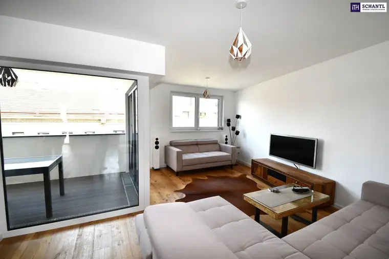 Wohnen mit WOW-Effekt! Luxuriöse 3-Zimmer Dachgeschosswohnung mit herrlichem Blick über die Dächer Wiens + 45 m² Außenflächen! Jetzt zugreifen!