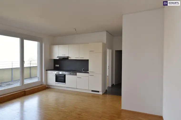 Coole Mietwohnung für Pärchen im 6.OG - Innenhoflage mit TOP-Aussicht - großer Balkon - schönes Badezimmer und Küchenzeile - in 8020 Graz - PROVISIONSFREI!