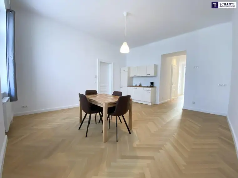 Familien-Hit: Perfekt aufgeteilte 3-Zimmer Wohnung mit zwei Bädern und Balkon Richtung Innenhof! Frisch saniert!