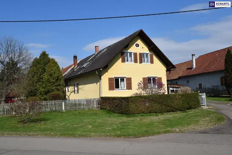 Für Naturliebhaber: Idyllisches Landgrundstück inkl. Wohnhaus und Wirtschaftsgebäude auf insgesamt 3.600 m² Grundstücksfläche in Sicheldorf/Bad Radkersburg! Gleich anfragen!