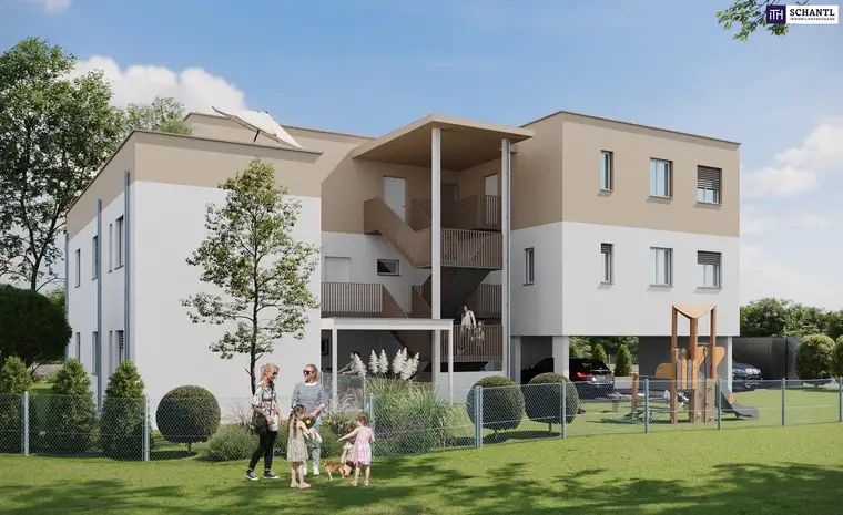 MEGA-Familienwohnung mit 4 Zimmern und zwei Bädern und Blick ins Grüne in einer ruhigen Sackstraße gelegen - 8041 Graz