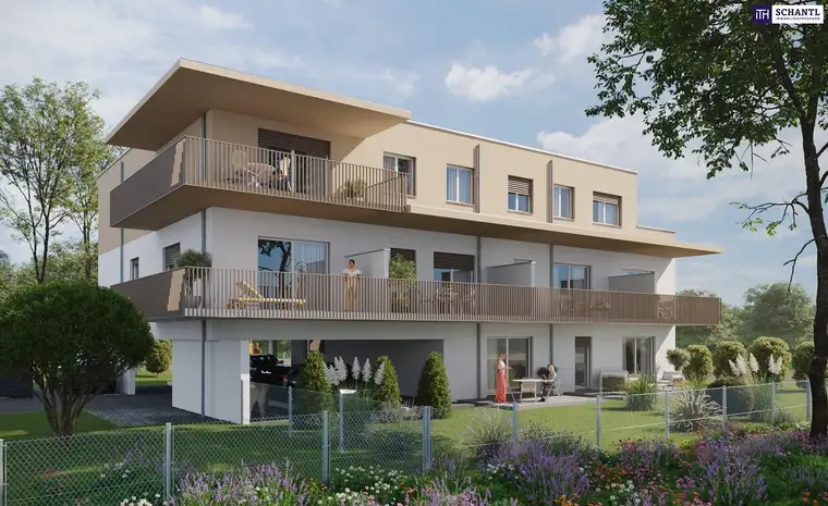 Coole moderne Familienwohnung mit Blick ins Grüne in einer ruhigen Sackstraße gelegen - 8041 Graz - PROVISIONSFREI!