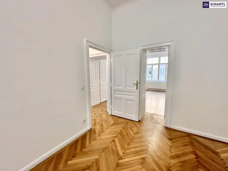 Preisreduktion! **Bestlage im Botschaftsviertel und neben Arenbergpark** Absolute Hof-Ruhelage mit Blick ins Grüne + Frisch renoviert + Traumhaft schönes Altbauhaus + Klassische Altbauwohnung