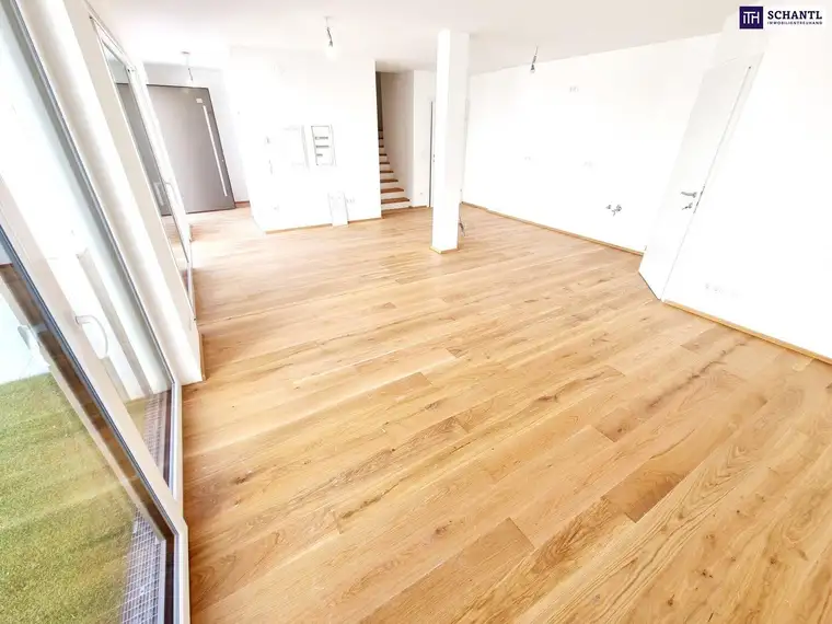 Frühlingsaktion! Ihre Suche hat ein Ende.... WOW - Cooles Townhouse mit Garten! 3 Zimmer + Ideale Raumaufteilung + Erdwärme + Absolute Ruhelage + Tiefgarage! Nachhaltig und zukunftssicher investiert!