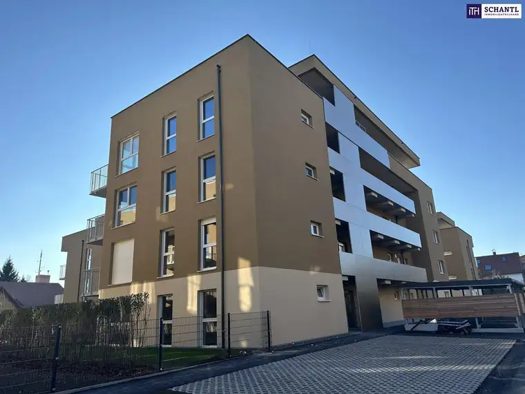 Tolle Erstbezugswohnung mit großem Balkon, hochwertiger Tischlerküche und Tiefgaragenplatz – Koffer auspacken und das Leben genießen!