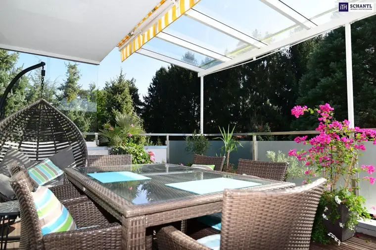 Wunderschöne, elegante Terrassenwohnung mit Blick ins Grüne in einem kleinen feinem Wohnbauprojekt - mit NUR 4 Wohneinheiten - in 8073 Feldkirchen - mit 3D-RUNDGANG