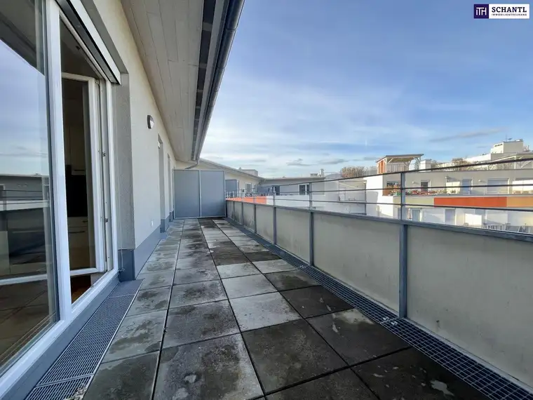 SONNEN-TRAUM dank Dachterrasse, Direktblick auf den Schöckl - Innenhoflage, hell und modern geschnittene Mietwohnung! Ab sofort!