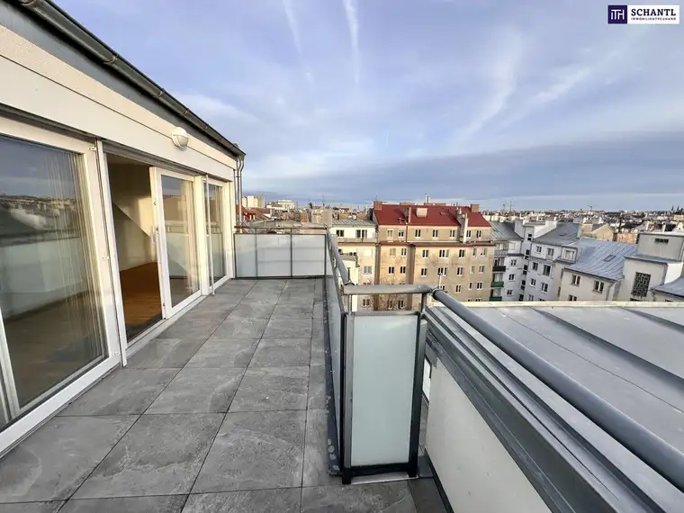 ERSTBEZUG! Dachgeschoss-Highlight beim AKH ++ Luxus Maisonette mit spektakulärer Aussicht ++ 2 Freiflächen ++ Edle Ausstattung ++ Klimaanlage ++ Fußbodenheizung